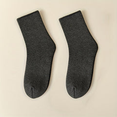 5 Pairs Men's Thick Velvet Winter Snow Socks
