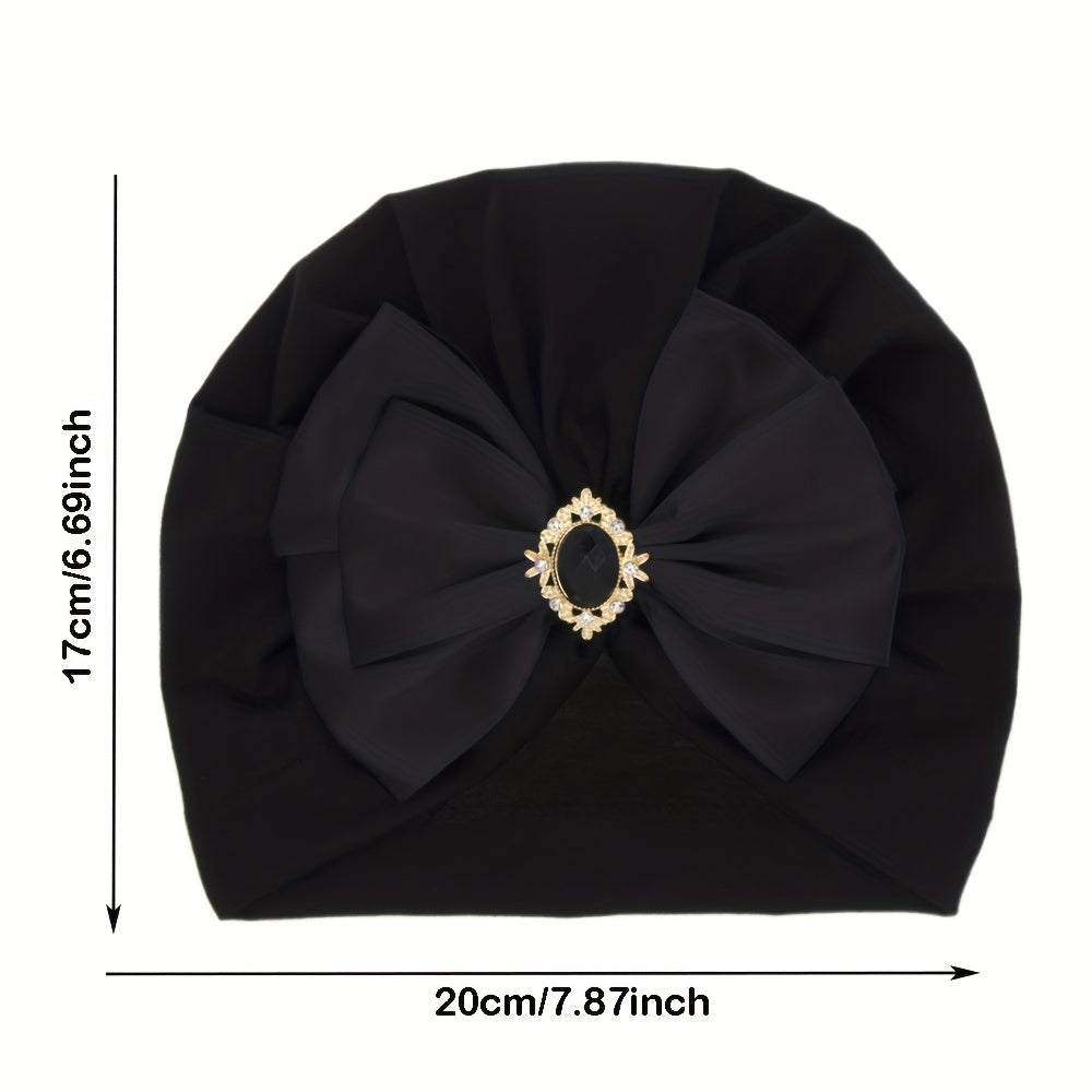 Casual Bow Knot Pullover Hat For Kids