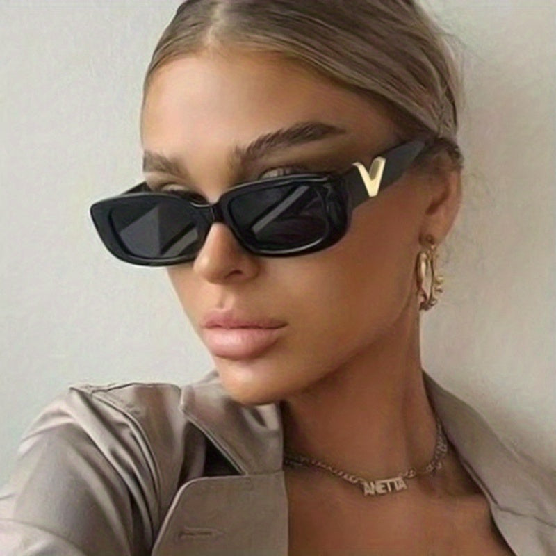 Square Frame Sunglasses Wrap Around Glasses UV400