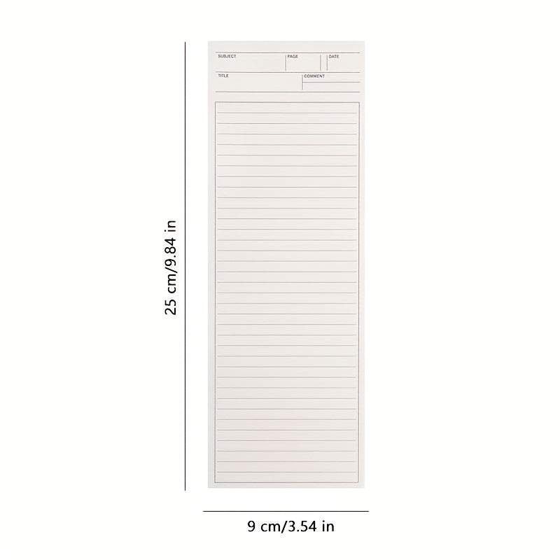 50sheets Long Notebook Planner Notepad Student Portable Pocket Memo Pad