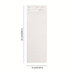 50sheets Long Notebook Planner Notepad Student Portable Pocket Memo Pad
