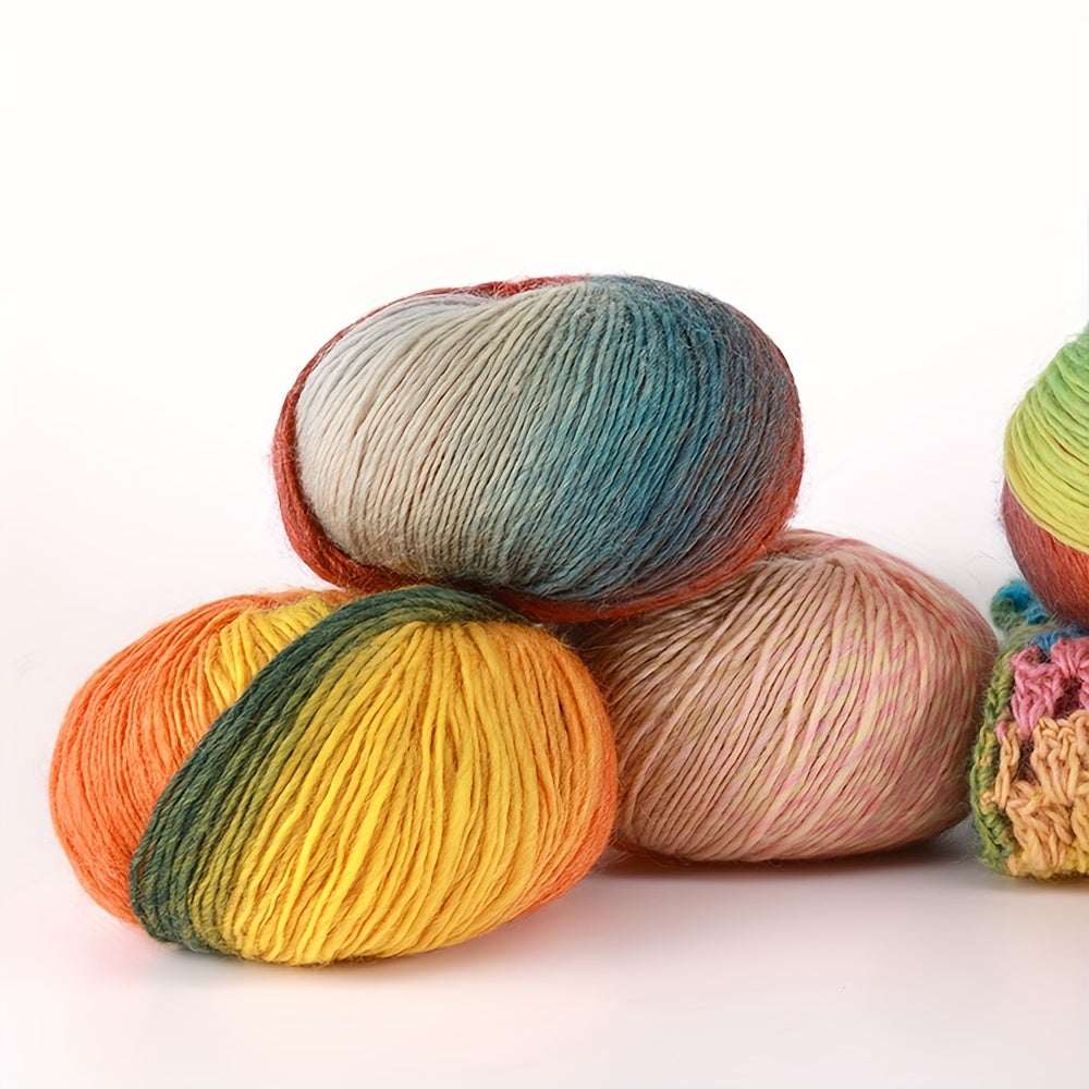 3pcs 100 Wool Yarn for Scarf Shawl Sweater Hat 150g