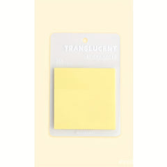 Colorful Clear Sticky Notes 5 Colors Self Adhesive Translucent Sticky Notes
