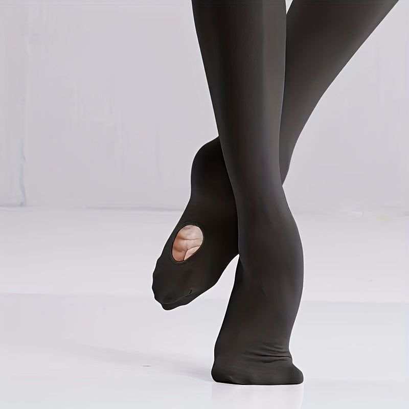 Convertible Ballet Tights for Girls and Women, Comfortable Dance Sto