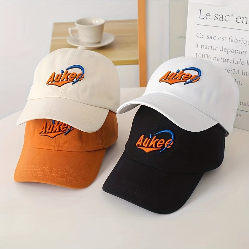 Letter Embroidery Baseball Cap and Peaked Cap