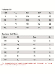 Bear Print Matching T Shirt Set for Parent & Child