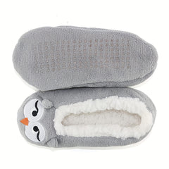 Cartoon Animal Plush Socks for Women