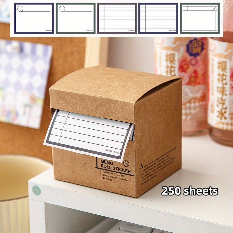 250 Creative Sticky Notes - Large Capacity Marker Stickers
