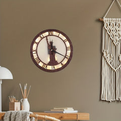 LED Goddess Styling Clock Creative Lamp