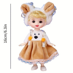 6 7in Doll Princess Set Kids Toy Birthday Gift