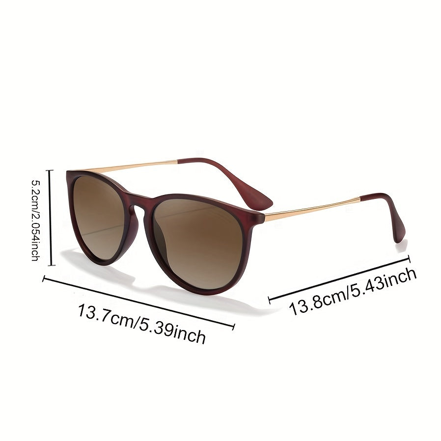 Vintage Round Sunglasses For Women Men Classic Retro Summer Travel Sun Glasses
