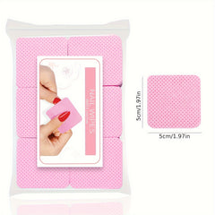 300pcs Non-woven Nail Pads for Quick Nail Polish Removal