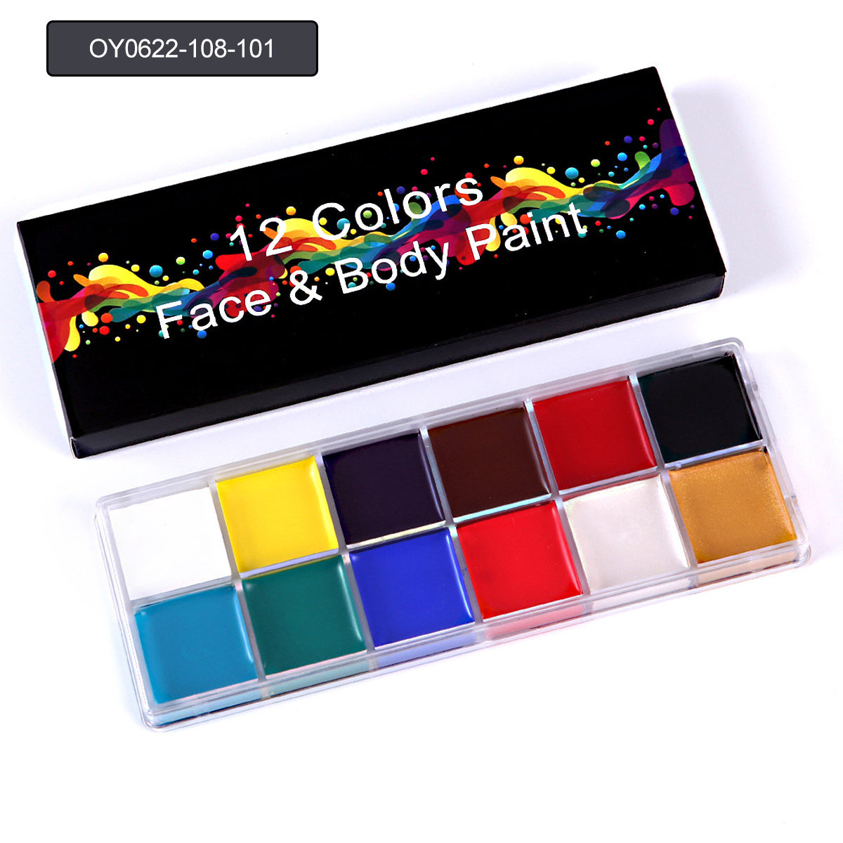 Waterproof Face Body Paint Halloween Cosplay