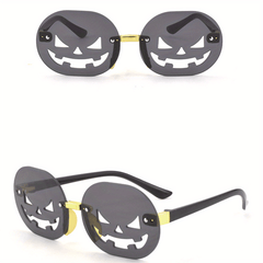 Halloween Pumpkin Frameless Sunglasses UV Protection