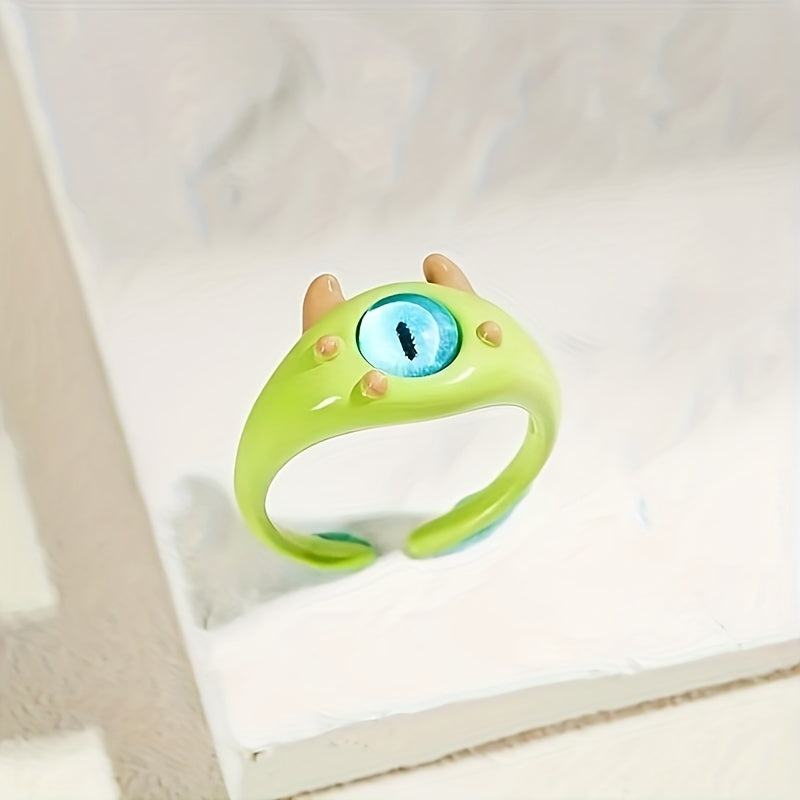 Double Eye Cat Ring For Men Daily Decoration Gift Family Friends