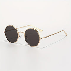 Round Metal Sunglasses Women Men UV400 Sun Shades Glasses