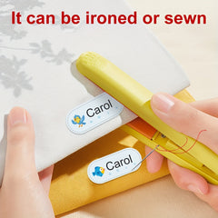 Custom Waterproof Clothing Name Labels Personalized Iron-On Marking