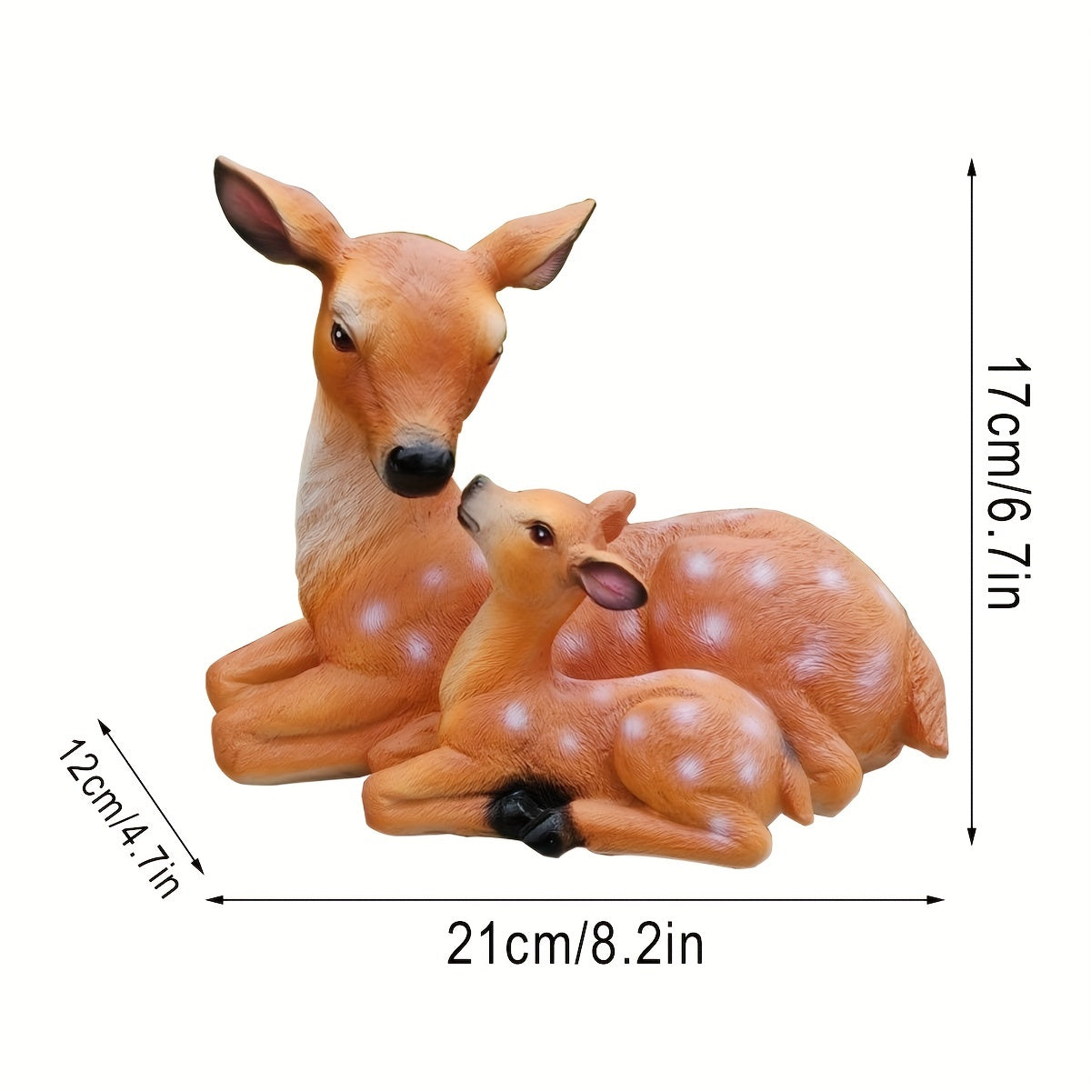 Animal Deer Statues for Outdoor Decor