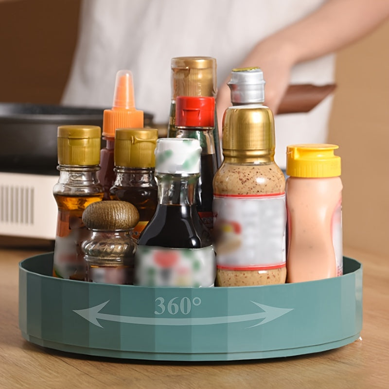 Rotatable Kitchen Storage Rack for Countertop Salt Sauce Vinegar