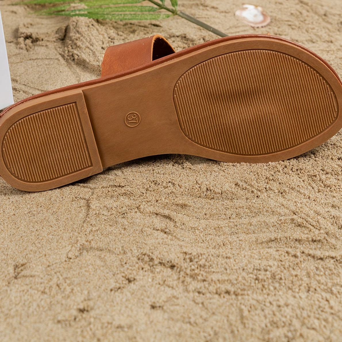 Women's Double Strap Slide Sandals Lightweight Flat Summer Shoes
