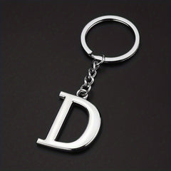 DIY A Letters Key Chain Charm 26 Letters Keychain Men Couple Gift
