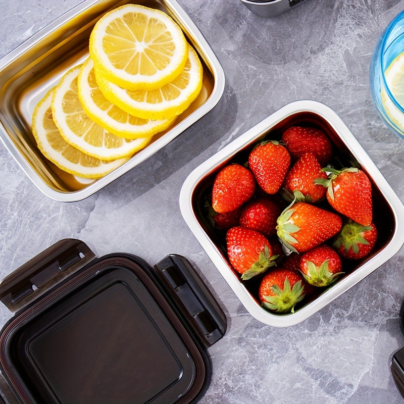 Large Rectangular Storage Box Sealed Picnic Takeaway Food Salad Fruit Lunch Box
