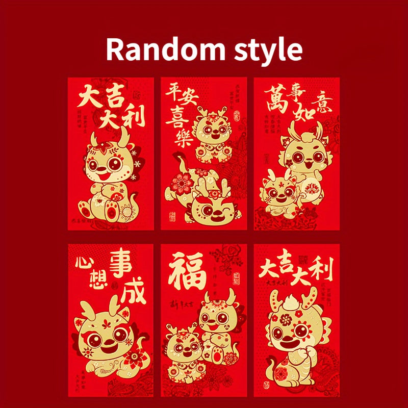 30pcs Dragon Lucky Money Envelopes for Chinese New Year & Spring