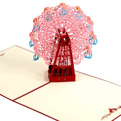 3D Ferris Wheel Greeting Card - Unique Creative Gift