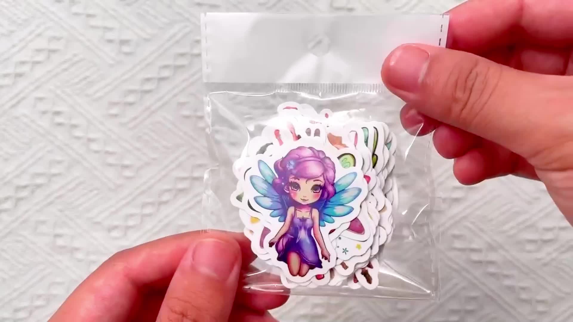 100 Princess Fairy Stickers Pack Waterproof Vinyl Cartoon Princess Girls Decals