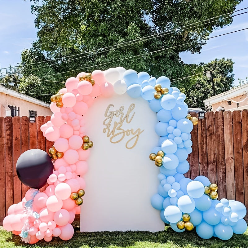 216pcs Maca Pink Balloon Garland Set for Wedding Birthday Party Baby Shower