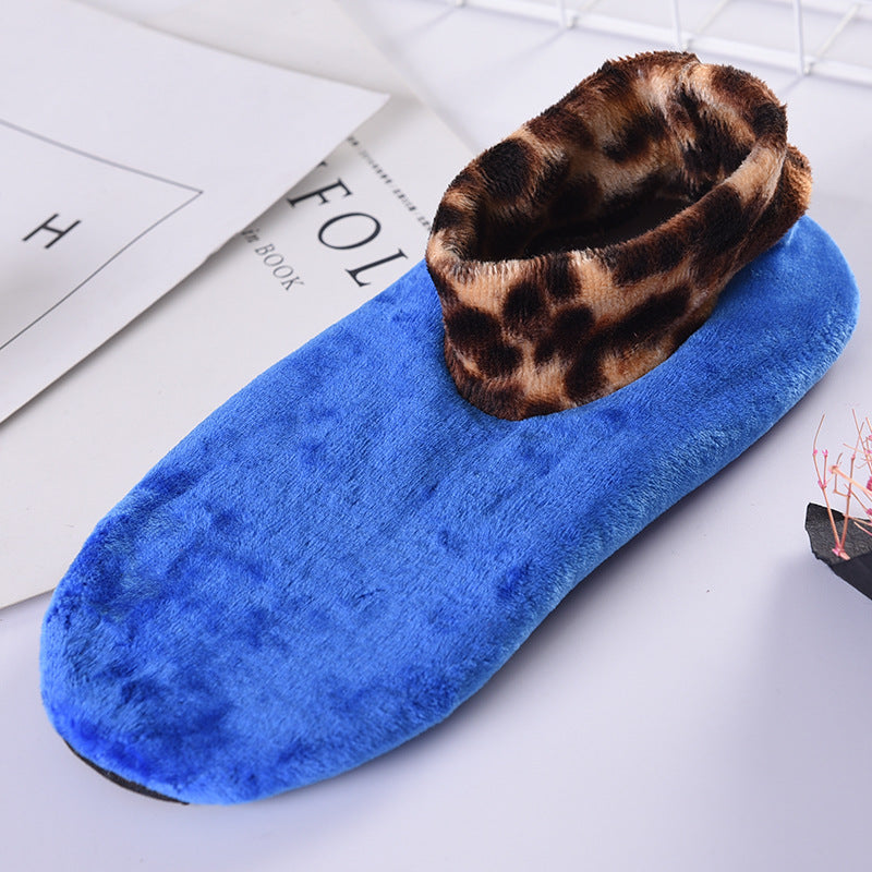 Leopard Thermal Non Slip Socks for Women - Slipper Socks for Yoga Dance