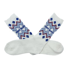 Soft & Comfy Argyle Crew Socks - Women's Stockings