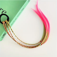 Gradient Braid Hair Ring for Kids