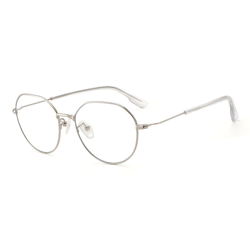 Men's Light Glasses Wire Frame UV Blocking Filter Computer Phone Glasses