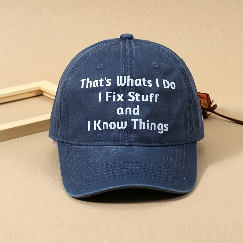 Man Horse Baseball Cap Printed Washed Distressed Cotton Sun Hats