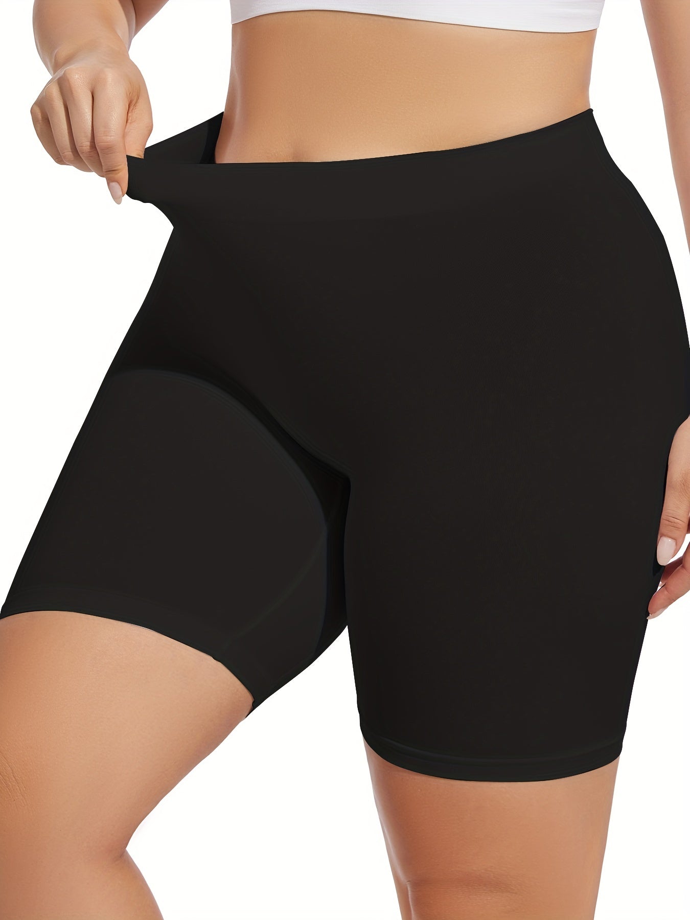  Seamless High Rise Boy Shorts Safety Panty