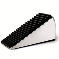 Heavy Duty Door Stopper 2.6 In Height Zinc Alloy & Silicone