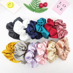 Crystal Hair Ring Retro Head Rope DIY Fabric Rubber Band Women's Hair Accessorie