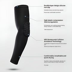 Elbow Protection Sleeve Arm Band Sports Gear Honeycomb Anti collision