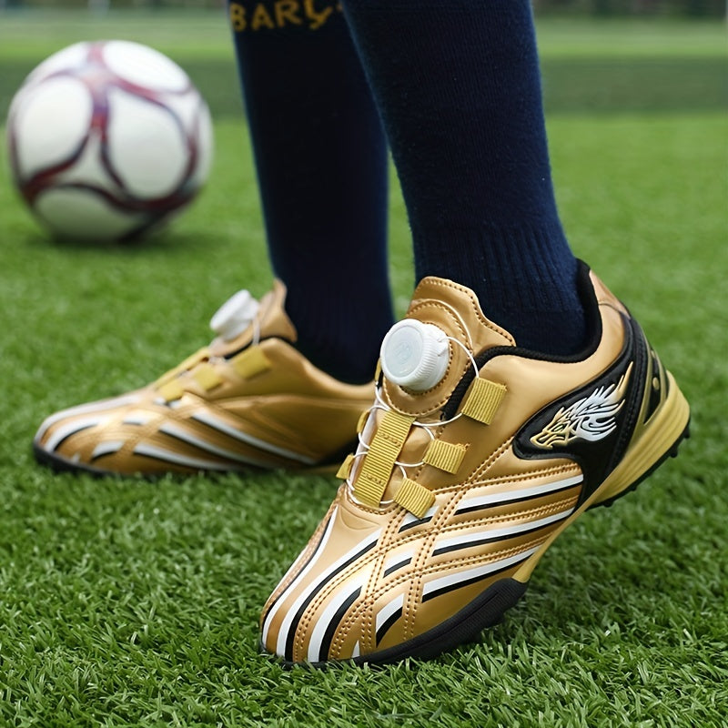 Kids Turf Soccer Shoes Athletic Shock Absorption Non slip Sneakers