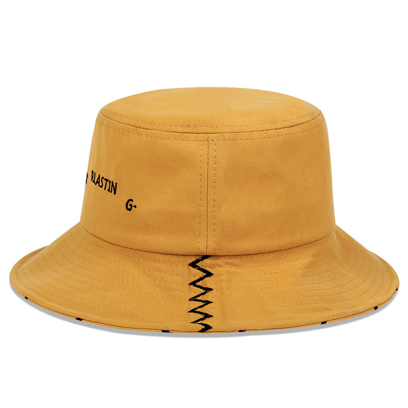 Embroidery Bucket Hat Women Men Unisex