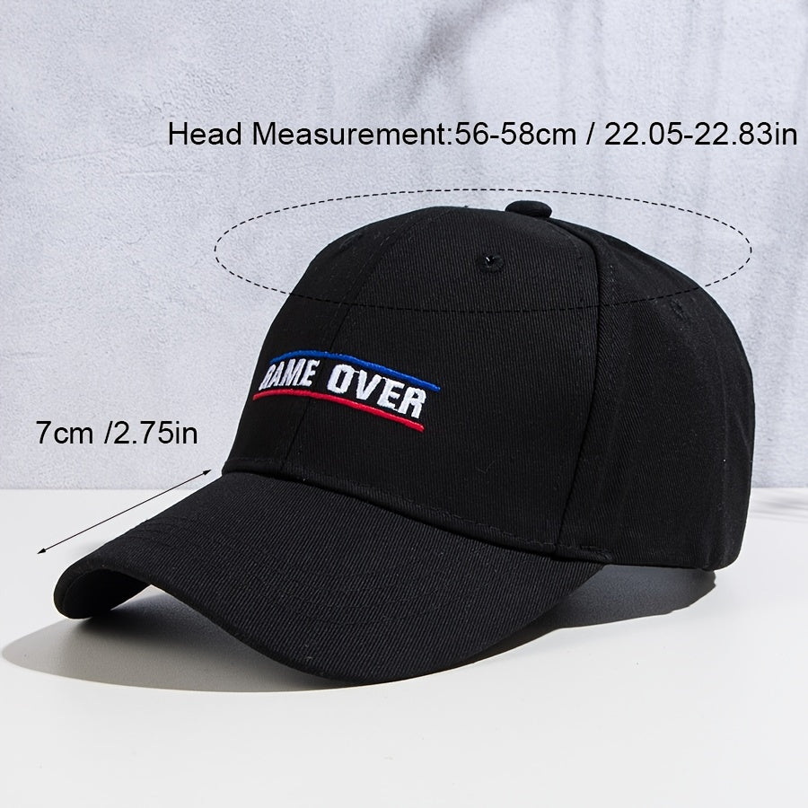 Sunscreen Baseball Hat Men's Embroidered Sunshade Cap