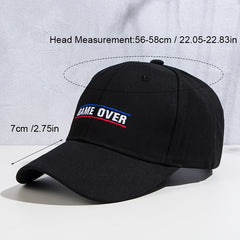 Sunscreen Baseball Hat Men's Embroidered Sunshade Cap