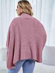  Solid Bat Sleeve Open Front Cardigan