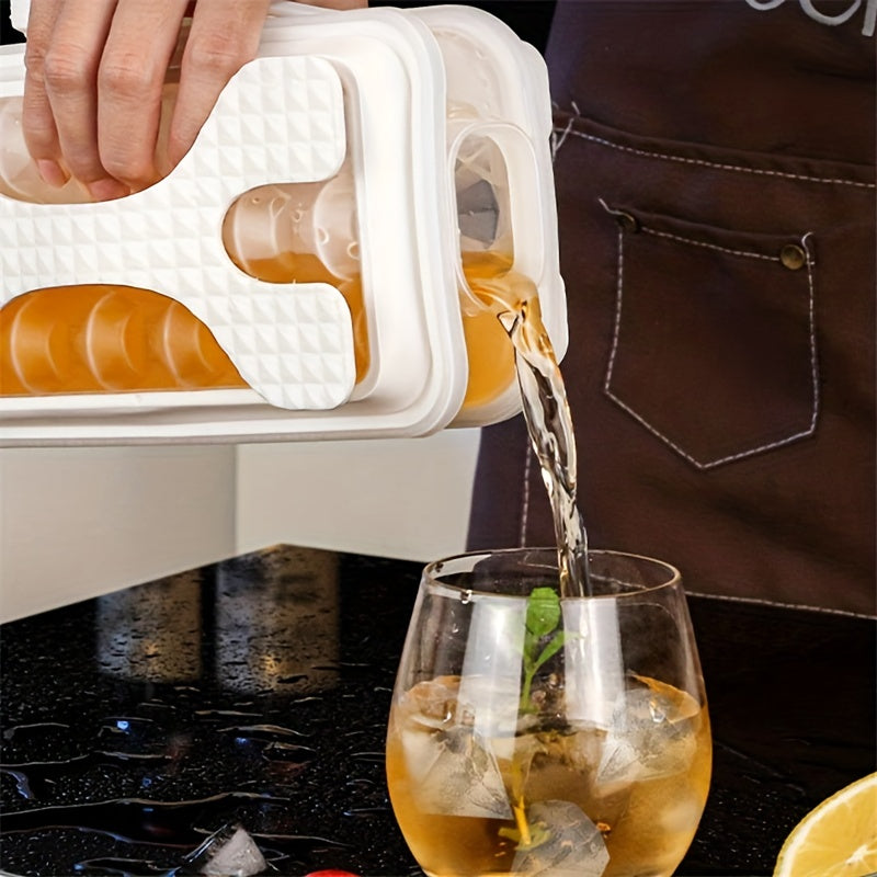 2in1 Hockey Pot Ice Cube & Ball Maker Silicone Mold