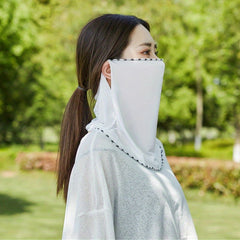 Sunscreen Ice Mask Headscarf Neck Gaiter UV Protection Women Head Wrap