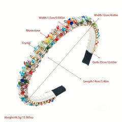 Colorful Beaded Headband Girls Hair Band Headdress