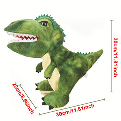 11" Hand Puppets Dinosaur Plush Stuffed Puppet Story Toys