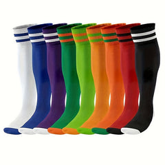 Men's Breathable Football Socks Knee High Non-Slip Sport Socks