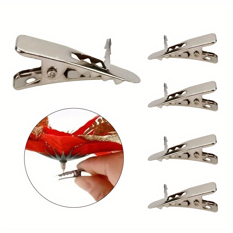 30pcs Mini Metal Clips Xmas Tree Flower Ornament Fixed Clip